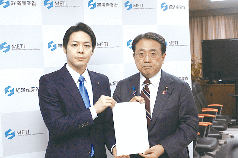 赤澤経済産業大臣への同意回答および要請